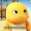 DINO kuning stiker 12