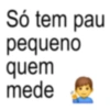 Só tem pau pequeno quem mede