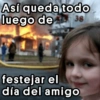 Así queda todo luego de 38 A festejar el jojo_stickers día del amigo