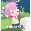 asik sendiri