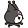 Nuevos Emojis Kuromi 💜🖤 12