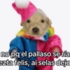 no pq el pallaso se ría ezta felis, ai selas deja