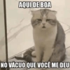 AQUI DE BOA NO VÁCUO QUE VOCÊ ME DEU