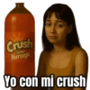 Crush Sabor o Naranja 0 Yo con mi crush
