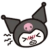 Nuevos Emojis Kuromi 💜🖤 10