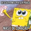 DESCULPA MEU PIX SER POUCO MAS É DE CORAÇÃO