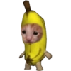 Stiker pisang~kucing~ 12
