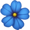 Blue emoji iPhone  16