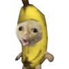 Stiker pisang~kucing~ 18