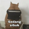 Sedang sibuk