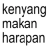 kenyang makan harapan