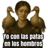 Yo con las patas en los hombros
