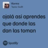 Letras de canciones (Real) 10