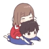 Stiker couple bucin 9