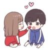 Stiker couple bucin 7