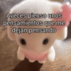 Aveces pienso unos pensamientos que me dejan pensando