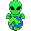Alieny el extraterrestre 1💚👽🌎🌕 7