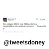 Neymar Jr
@neymaŋr
||
Se estiver difícil, ore !! Deus tem a
capacidade de acalmar sempre ... Boa noite
Follow
ReplyRetweetFavorite ... More
@tweetsdoney