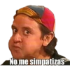 No me simpatizas