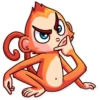Monkey Sticker by* 30