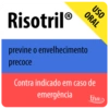 R
Risotril Ⓡ
previne o envelhecimento
precoce
USO
ORAL
Contra indicado em caso de
emergência FAMA