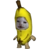 Stiker pisang~kucing~ 5
