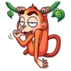 Monkey Sticker by* 11