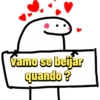 Vamo se beijar
quando?