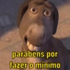 parabéns por
fazer o minimo