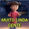Booh e Agnes figurinhas fofas 15