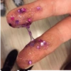 Dedos con glitter