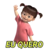 Booh e Agnes figurinhas fofas 16