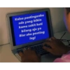 Kalau postinganku
ada yang bikin
kamu sakit hati
bilang aja ya
Biar aku posting
lagi
C