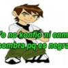 o no konfio ni enm
sombra pq es negra
