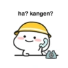 ha? kangen?