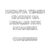 KATANYA TEMEN
CHATAN GA
DIBALES KOK
NGAMBEK
CUAKSSSS