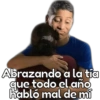 Abrazando a la tía que todo el año habló mal de mí
