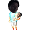 Papa squid game 6