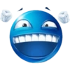 Blue emoji  18