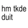 hm tkde duit