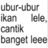 ubur-ubur ikan lele, cantik banget leee