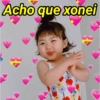 Acho que xonei