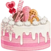 Pink cake 9