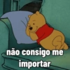 não consigo me importar