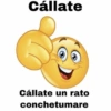 Cállate Cállate un rato conchetumare
