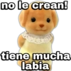 no le crean! tiene mucha labia