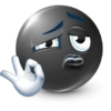 Black Emoji 🌚 7
