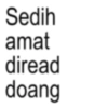 Sedih amat diread doang