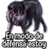 En modo de defensa estoy