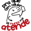 pra ter celular se nunca me atende